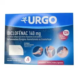 Диклофенак URGO Франция :: Олфен аналог пластырь трансдермальный 140мг N5 (5 штук) фото